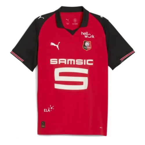 Billige Fotballdrakt Stade Rennais Replika Hjemmedrakt 2025-26 Kortermet Billige Fotballdrakt Stade Rennais Replika Hjemmedrakt 2025-26 Kortermet